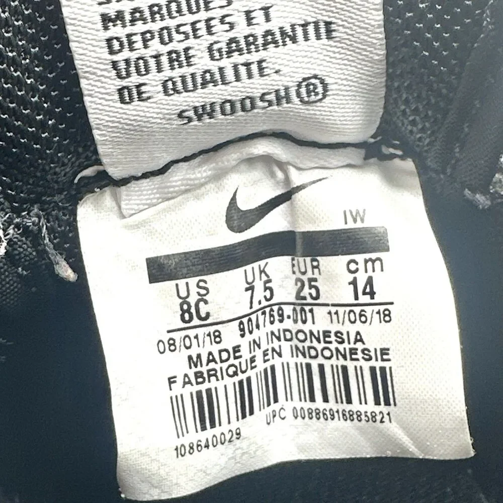 Nike Shoes Cortez Toddler 8C Black White Sneakers 904769-001